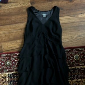 Black Ruffled Ann Taylor Dress